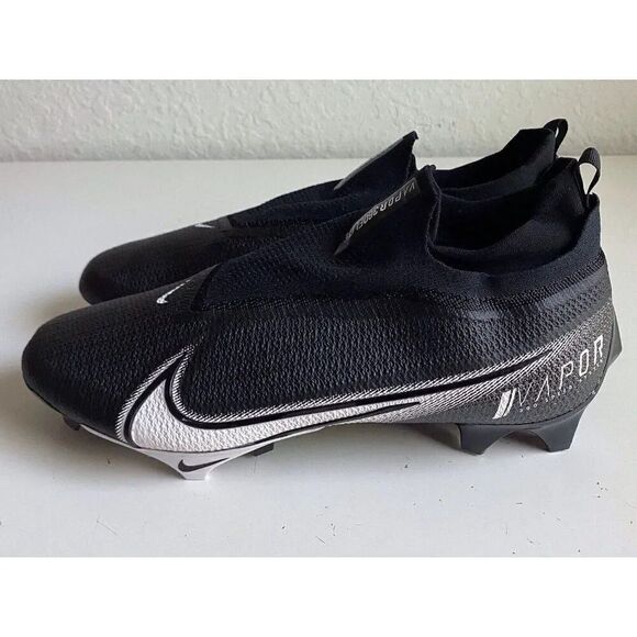 Nike Vapor Edge Elite 360 Flyknit Black Football Cleats CV6317-001 Men’s Sz 14 W - Picture 6 of 10